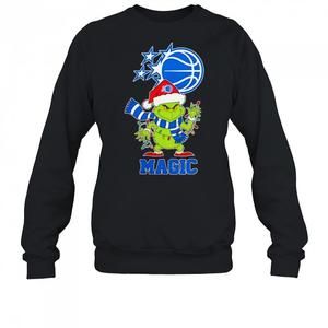 Orlando Magic Christmas Grinch Santa Holiday Sweatshirt